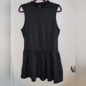 Black Sleeveless Dress / Tunic Size 2XL